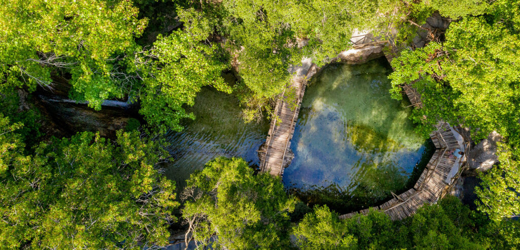 Aerial view of the Valley of the Butterflies, Rhodes