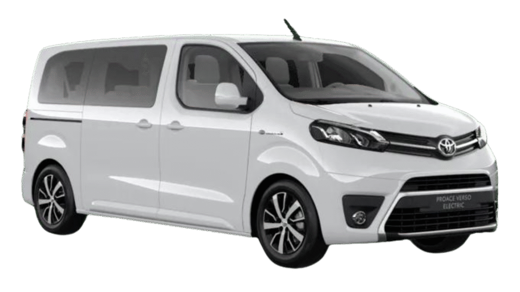 Toyota Proace Verso 9-seater minibus for group transfers in Rhodes